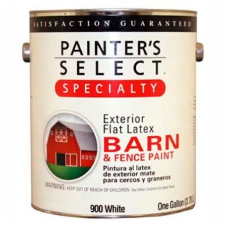 General Paint Fence Paint, Flat, White, 1 gal 798447